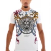 Shop All George V T-Shirt - Lion Crest - White - GV-2396