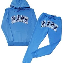 Rawyalty Jogger Set - Rare - Sky Blue And Camo