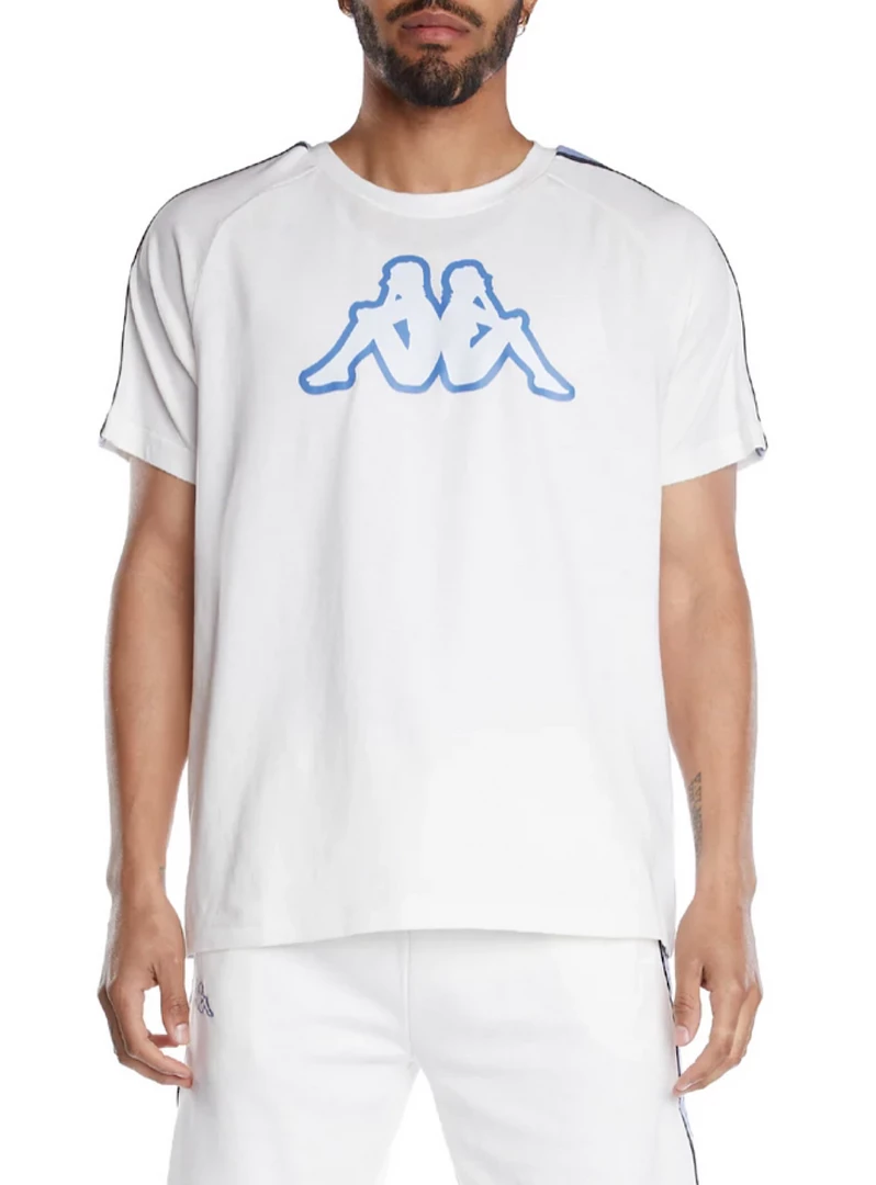 Shop All Kappa Short Set - Logo Tape Avirec 2 - Bright White - 311B7CW 3 Shop All Kappa Short Set - Logo Tape Avirec 2 - Bright White - 311B7CW