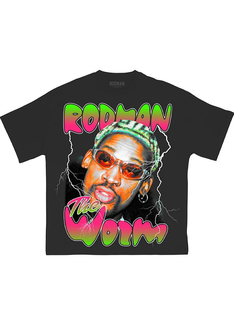 Rodman T-Shirt - The Worm - Black Shop All 1 Rodman T-Shirt - The Worm - Black Shop All