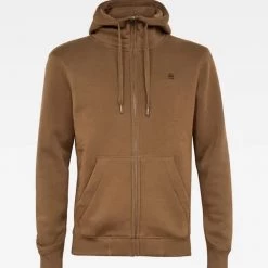 G-Star Hoodie - Premium Core Zip - Dark Olive - D16122 Shop All