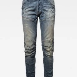 G-Star Jeans - 5620 3D Slim - Antic Faded Ripped Marine - 51025