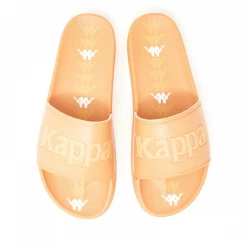 Kappa Slides - 222 Banda Adam 17 - Peach And White - 351559W