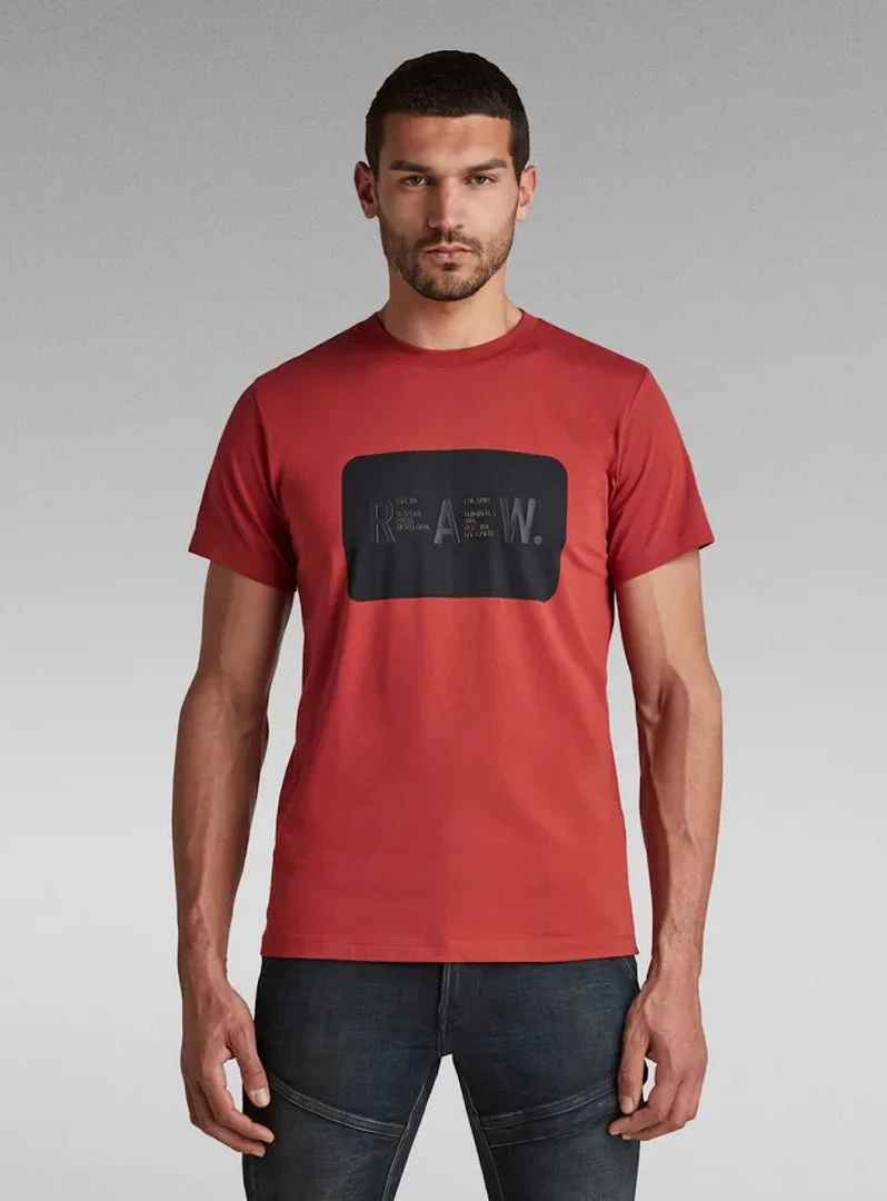 G-Star T-Shirt - Double Layer - Rusty Red - D20722 2 G-Star T-Shirt - Double Layer - Rusty Red - D20722