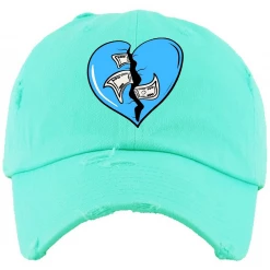 Pg Apparel Hat - Heartless - Mint And Carolina Blue New Arrivals