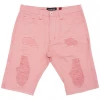 Makobi Shorts - Shredded Denim - Salmon Pink - M971 Shop All