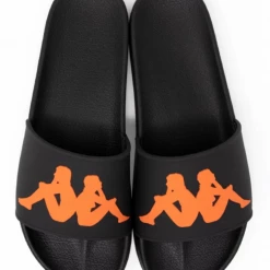 Kappa Slides - Authentic Caius 2 - Black And Orange - 36148NW