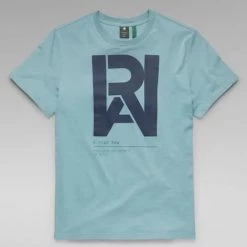 Shop All G-Star T-Shirt - Graphic Raw - Light Bright Nickel - D19893