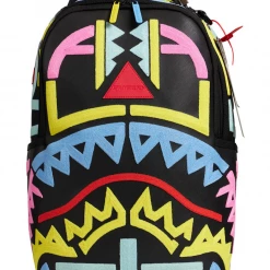 Sprayground Bag - Electric Retro Savage Backpack - Black Multi - 910B4118NSZ Shop All