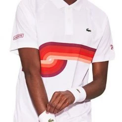 Shop All Lacoste Polo Shirt - Swirl - White And Red - DH6946 5 Shop All Lacoste Polo Shirt - Swirl - White And Red - DH6946