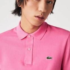 Lacoste T-Shirt - Slim Polo - Pink-PQS - PH4012 Shop All