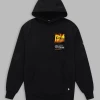 Paper Plane Hoodie - Great-Ness - Black - 300076