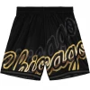 Mitchell & Ness Shorts - Big Face 4.0 Bulls - Black And Gold - PSHR1259