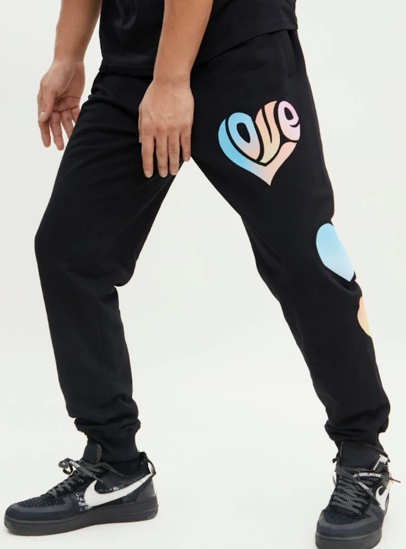 Shop All Roku Studio Sweatpants - Love - Black - RK4480653 2 Shop All Roku Studio Sweatpants - Love - Black - RK4480653