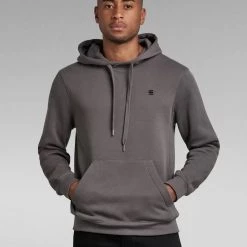 G-Star Hoodie - Premium Core - Magna - D16121