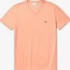 Shop All Lacoste T-Shirt - V-Neck - Pale Pink 5MM - TH6710
