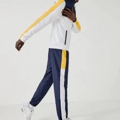 Lacoste Tracksuit - ColorBlocked - Navy With White And Yellow - WH2104 Shop All