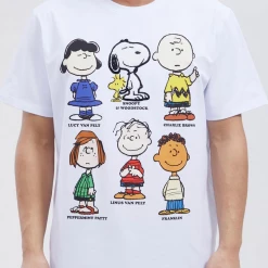 Shop All Peanuts T-Shirt - Family Collage - White - PN10144