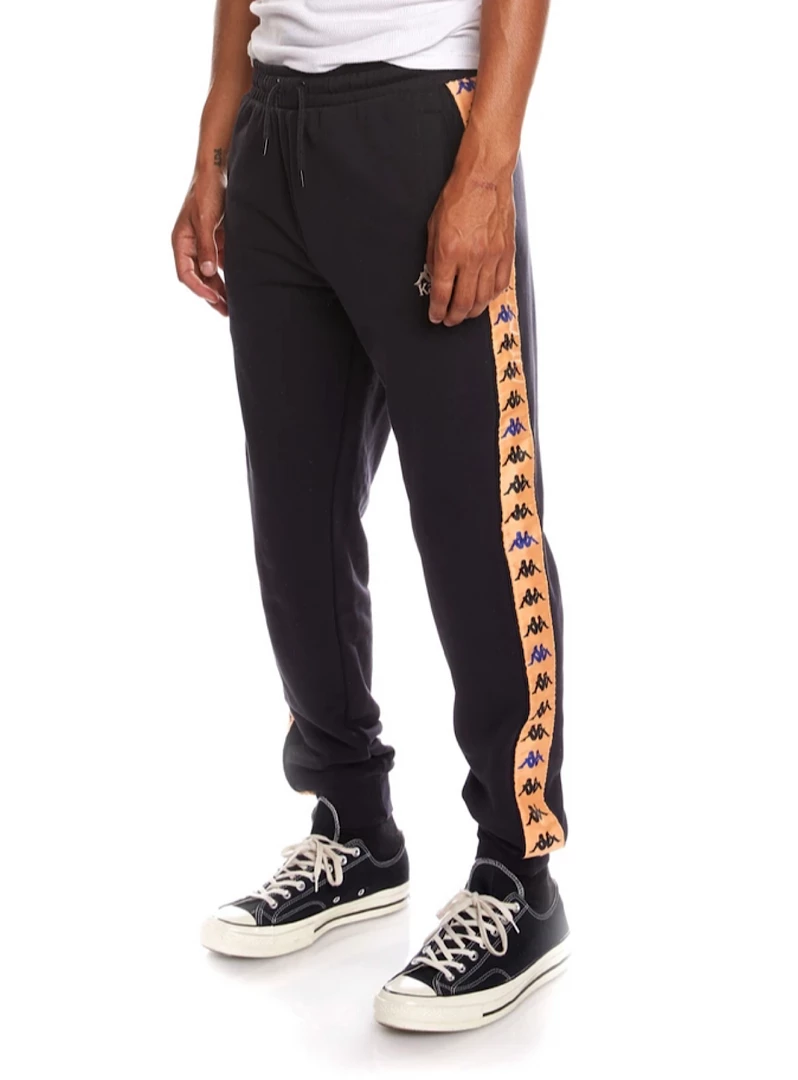 Kappa Sweatsuit - 222 Banda Hurtado - Black With Orange And Blue - 311E1TW Shop All 2 Kappa Sweatsuit - 222 Banda Hurtado - Black With Orange And Blue - 311E1TW Shop All
