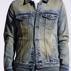 Crysp Denim Jacket - Bering - Sand Wash - CRYSPF121-200