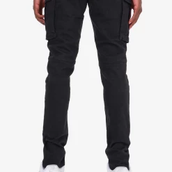Copper Rivet Jeans - Utility Cargo - Black - 133204