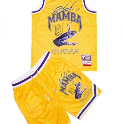 Civilized Short Set - Black Mamba Basketball - Yellow - CV1510 Shop All