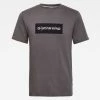 G-Star T-Shirt - Box Logo - Shadow Grey - D17145-C336 Shop All