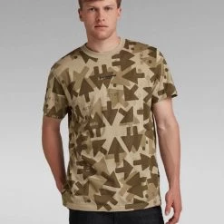 G-Star T-Shirt - Arrow Camo - Light Moss - D21191