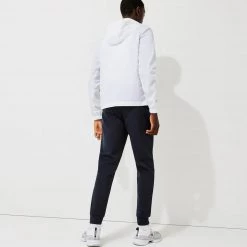 Shop All Lacoste Jogger Pants - White Logo - Black - XH7182