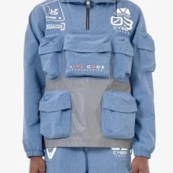 Life Code Jacket - Loop Lined Taslan Tactical - Heather Blue - 13J20