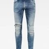 Shop All G-Star Jeans - Zip Knee Skinny - Antic Faded Kyanite - D01252