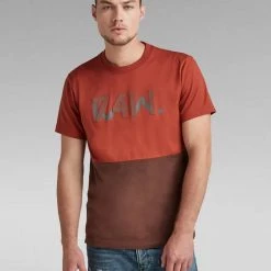 G-Star T-Shirt - 7411 Logo - Auburn - D21184 Shop All