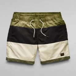 G-Star Swim Trunks - Dirik Color Block - Bright Rovic Green - D21131 Shop All