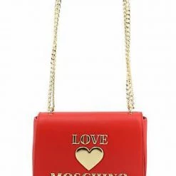 Shop All Moschino Bag - Flap Logo Medium - Red - JC4052PP1DLF0602