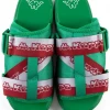 Kappa Slides - Logo Zirk 1 - Green Fern - 341B6FW Shop All