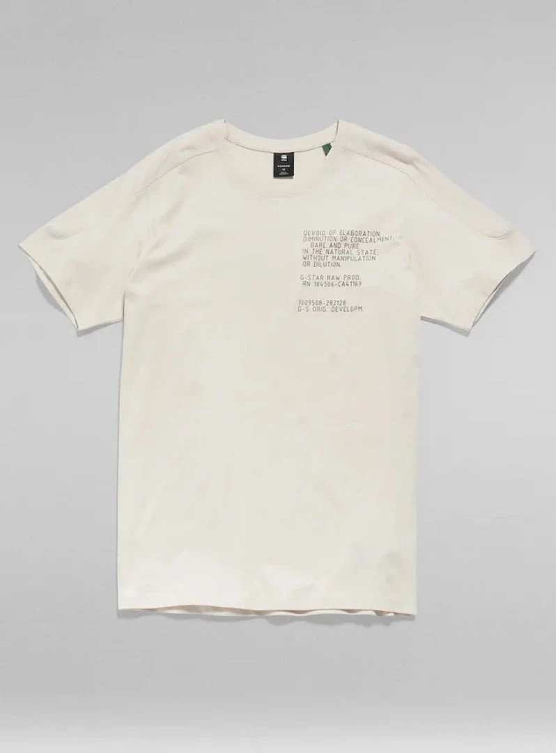 G-Star T-Shirt - Korpaz Logos - Dk Talc - D21376 1 G-Star T-Shirt - Korpaz Logos - Dk Talc - D21376