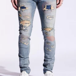 Embellish Jeans - Concat Distressed - Blue - EMBF121-101