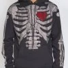 Politics Hoodie - Skeleton - Black - SKELH101 Shop All