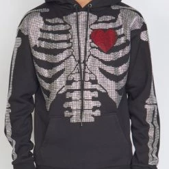 Politics Hoodie - Skeleton - Black - SKELH101 Shop All