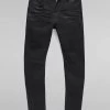 G-Star Jeans - D-Staq 3D Slim - Jet Black Scar Restored - D05385-C910