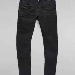 G-Star Jeans - D-Staq 3D Slim - Jet Black Scar Restored - D05385-C910