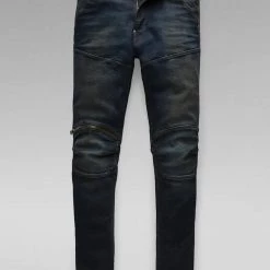 Shop All G-Star Jeans - 5620 3D Zip Knee Skinny - Worn In Moss - D01252
