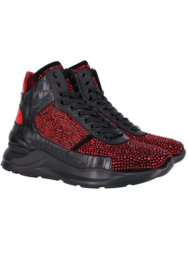 Shop All Ferrari Massari Shoes - Gator Baller - Red 1 Shop All Ferrari Massari Shoes - Gator Baller - Red