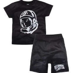 Billionaire Boys Club Kids Short Set - BB Washed Helmet - Black - 823-3304 New Arrivals
