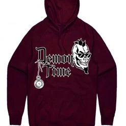 PG Apparel Hoodie - Demon Time - Burgundy