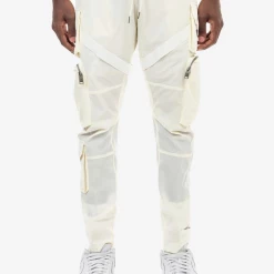 Shop All Life Code Track Pants - Utility Straps - Cream - 13P03