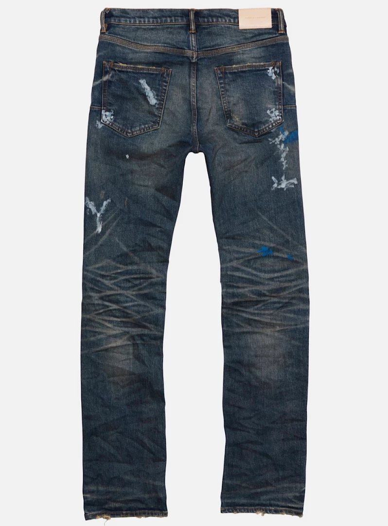 Purple-Brand Jeans - Bootcut Mid Dirty Destroy - Indigo - P004-MIDD222 Shop All 2 Purple-Brand Jeans - Bootcut Mid Dirty Destroy - Indigo - P004-MIDD222 Shop All