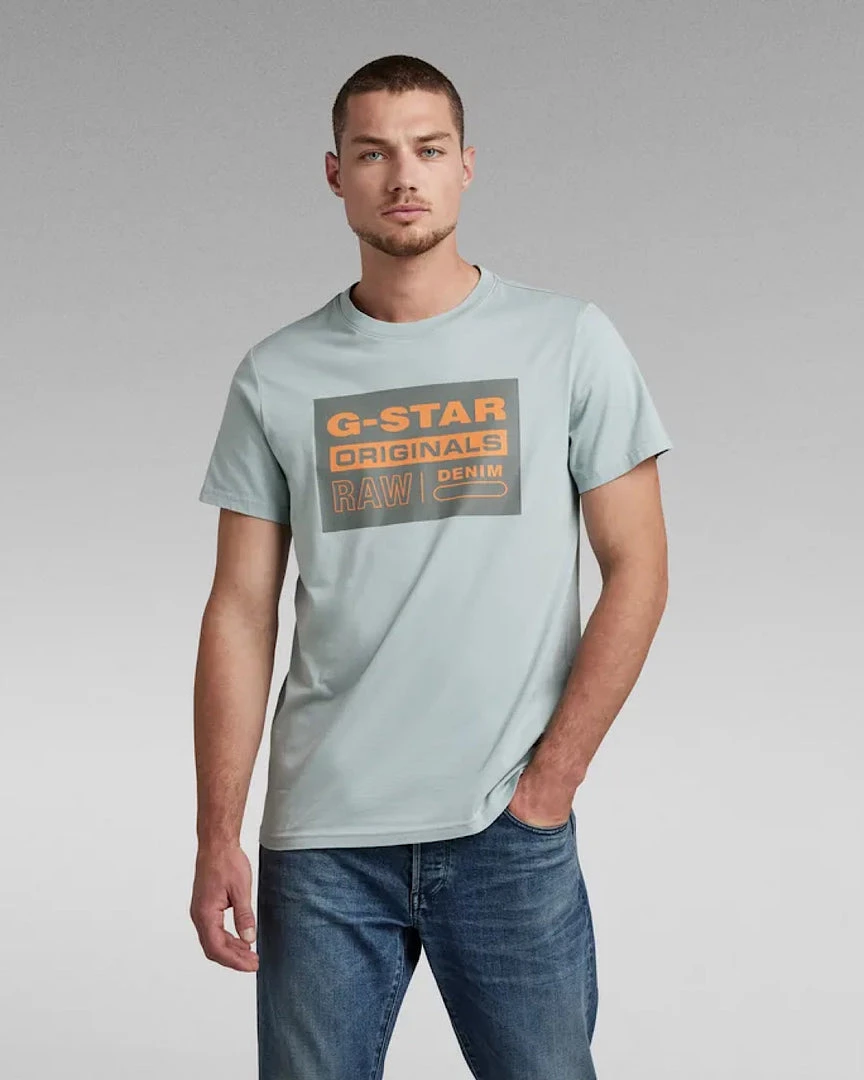 G-Star T-Shirt - Originals Logo - Synthetic Blue - D19863 2 G-Star T-Shirt - Originals Logo - Synthetic Blue - D19863