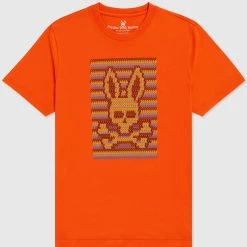 Psycho Bunny T-Shirt - Santiago - Alloy Orange - SP22 - B6U310S1PC Shop All