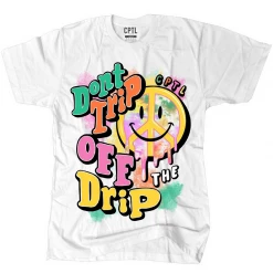 Capital Denim T-shirt - Don't Trip - White - CPTL05 Shop All